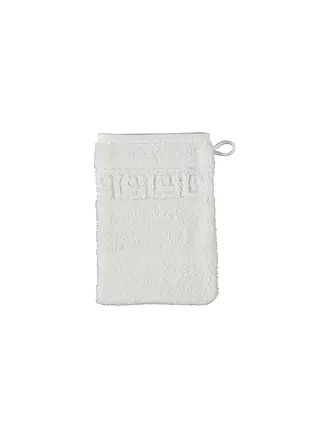 CAWÖ | Guante de baño NOBLESSE 16x22cm natural | weiss